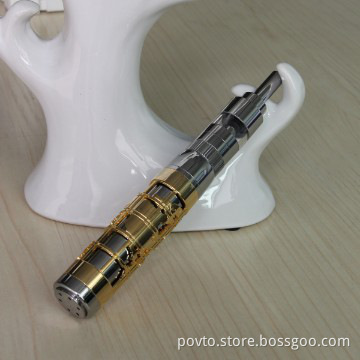 Wholesale newest design ecig stainless vaporizer hollow out smap ecig